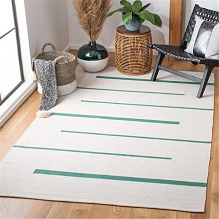 Safavieh 8 x 10 ft. Montauk Rectangle Area Rug Ivory & Dark Green MTK311X-8